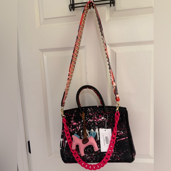 House of Wallace Boutique Custom Painted Barbie Themed Purse - Picture 2 of 2